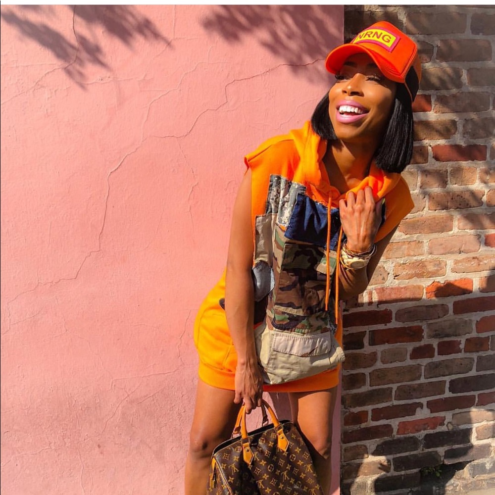 Custom made Camo Hoody Dress!!